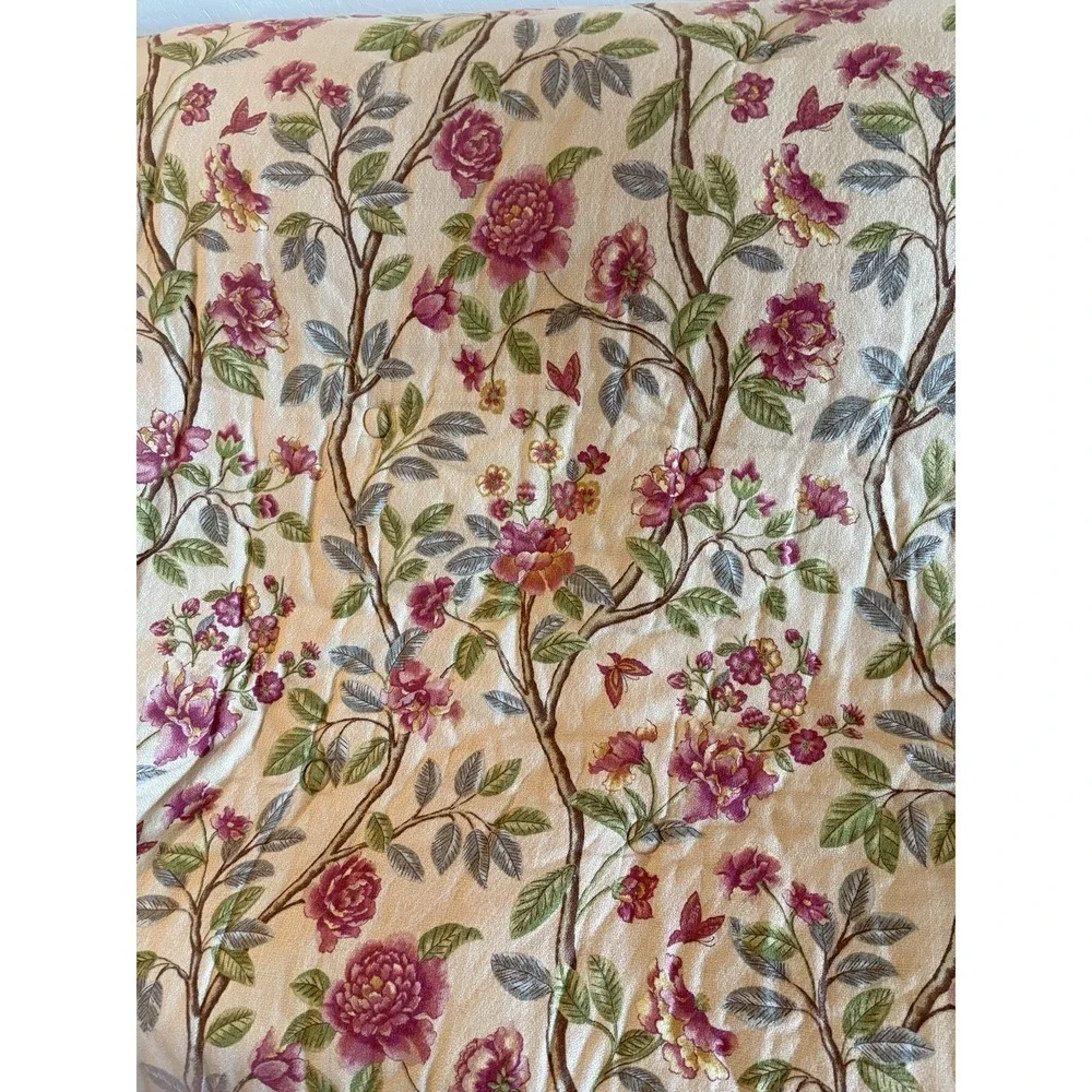 OSCAR DE LA RENTA King bed ‎ Comforter Linen HTF